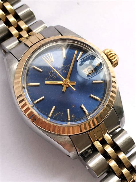 rolex ladies blue dial